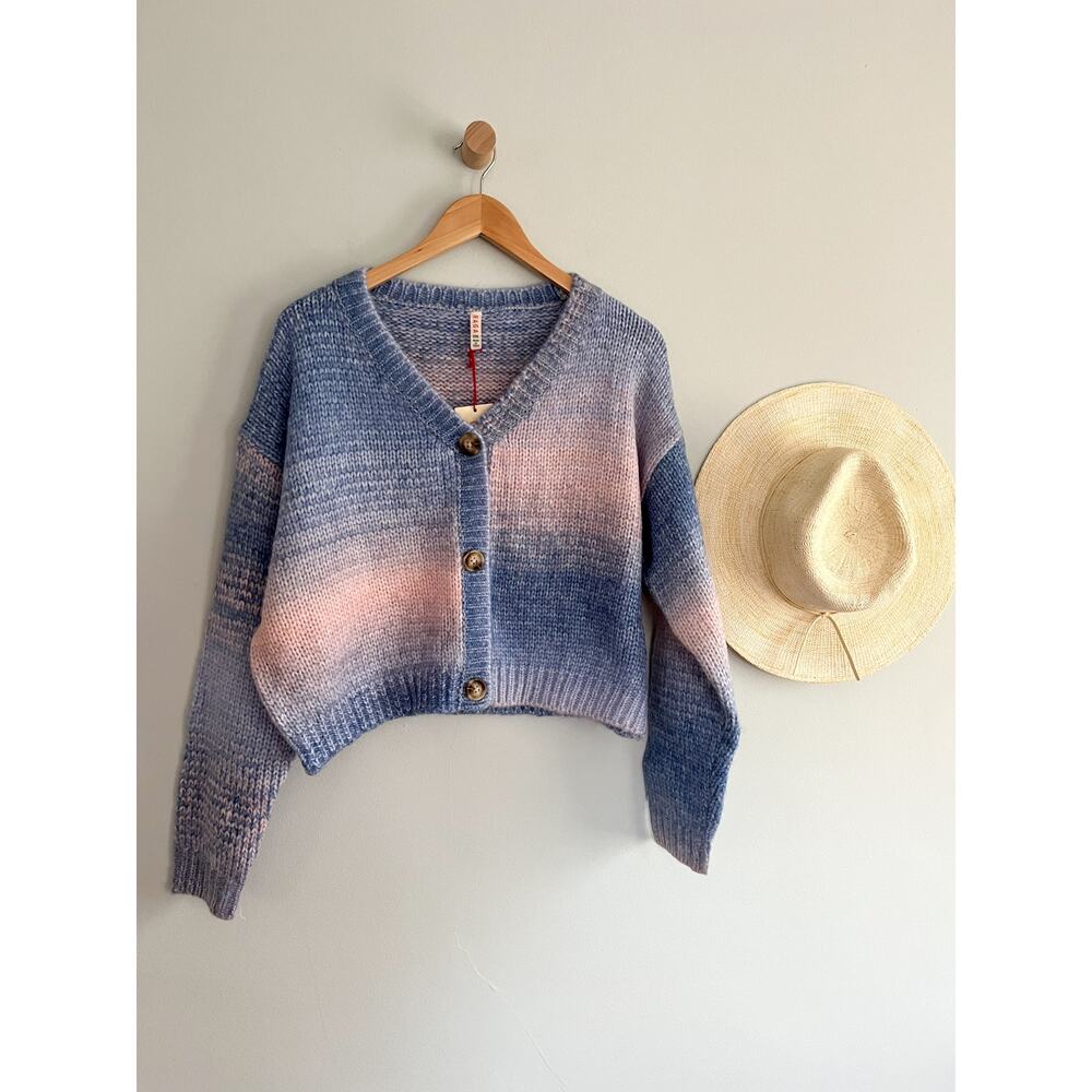 Raga | Alicia Cardigan | Pink Blue | Sz 3x | NWT - Picture 2 of 9